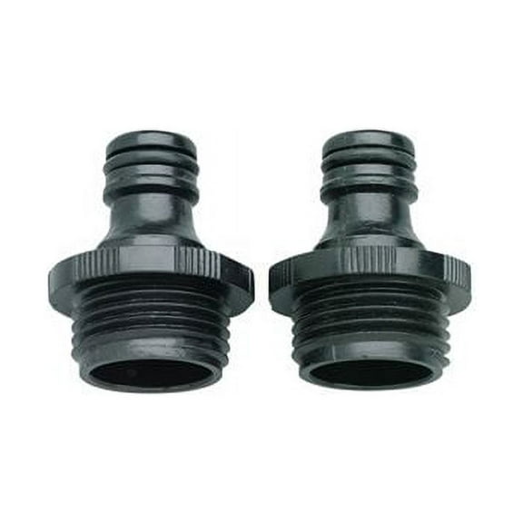 Orbit 2pk Plastic Male Thread Hose Quick Connect Parts, Fast Release - 58101N