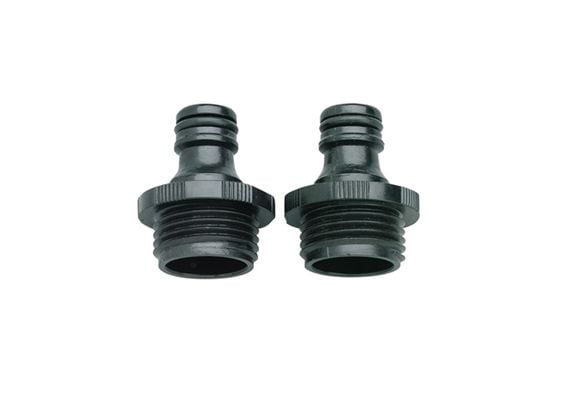 Orbit 2pk Plastic Male Thread Hose Quick Connect Parts, Fast Release - 58101N