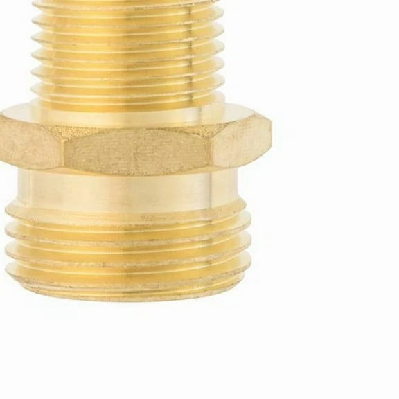 Orbit 3/4 In. Mht X 1/2 In. Mpt In. Brass Threaded Double Male Hose Adapter