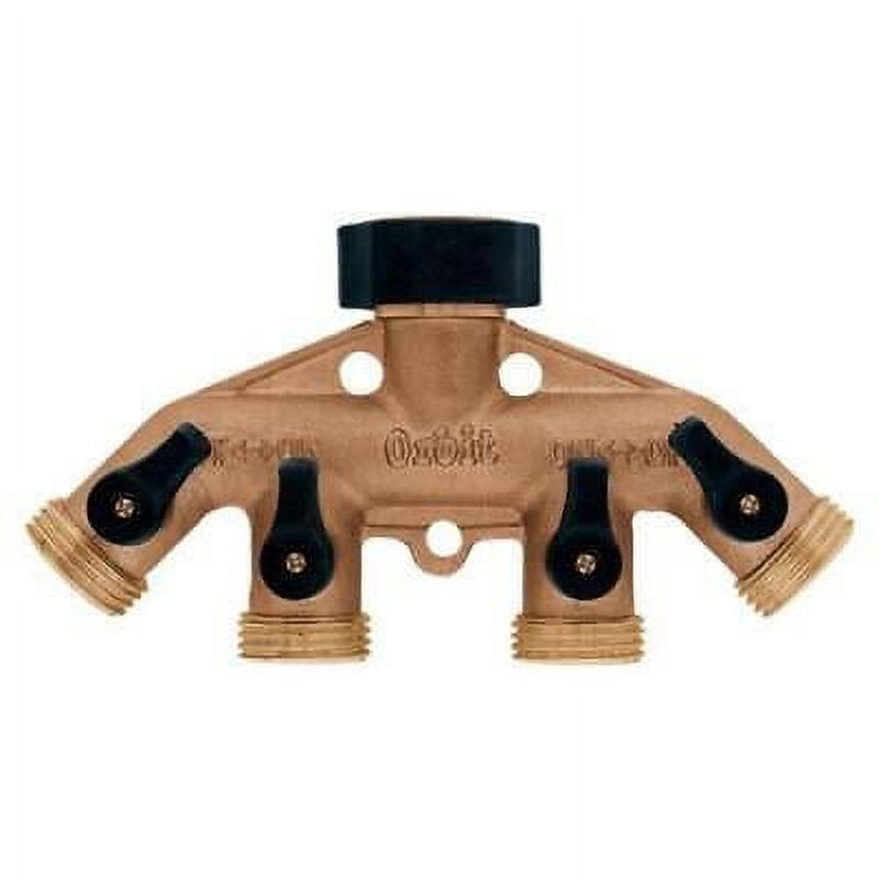 Orbit 3/4 in. Brass Threaded Male Garden Hose Manifold