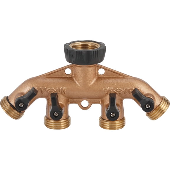 Orbit 3/4 in. Brass Threaded Male Garden Hose Manifold
