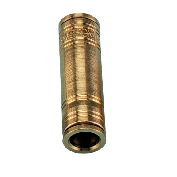 Orbit 3/8" Brass Slip-Lok Misting System Tube Coupling - Mist Cooling - 10127L