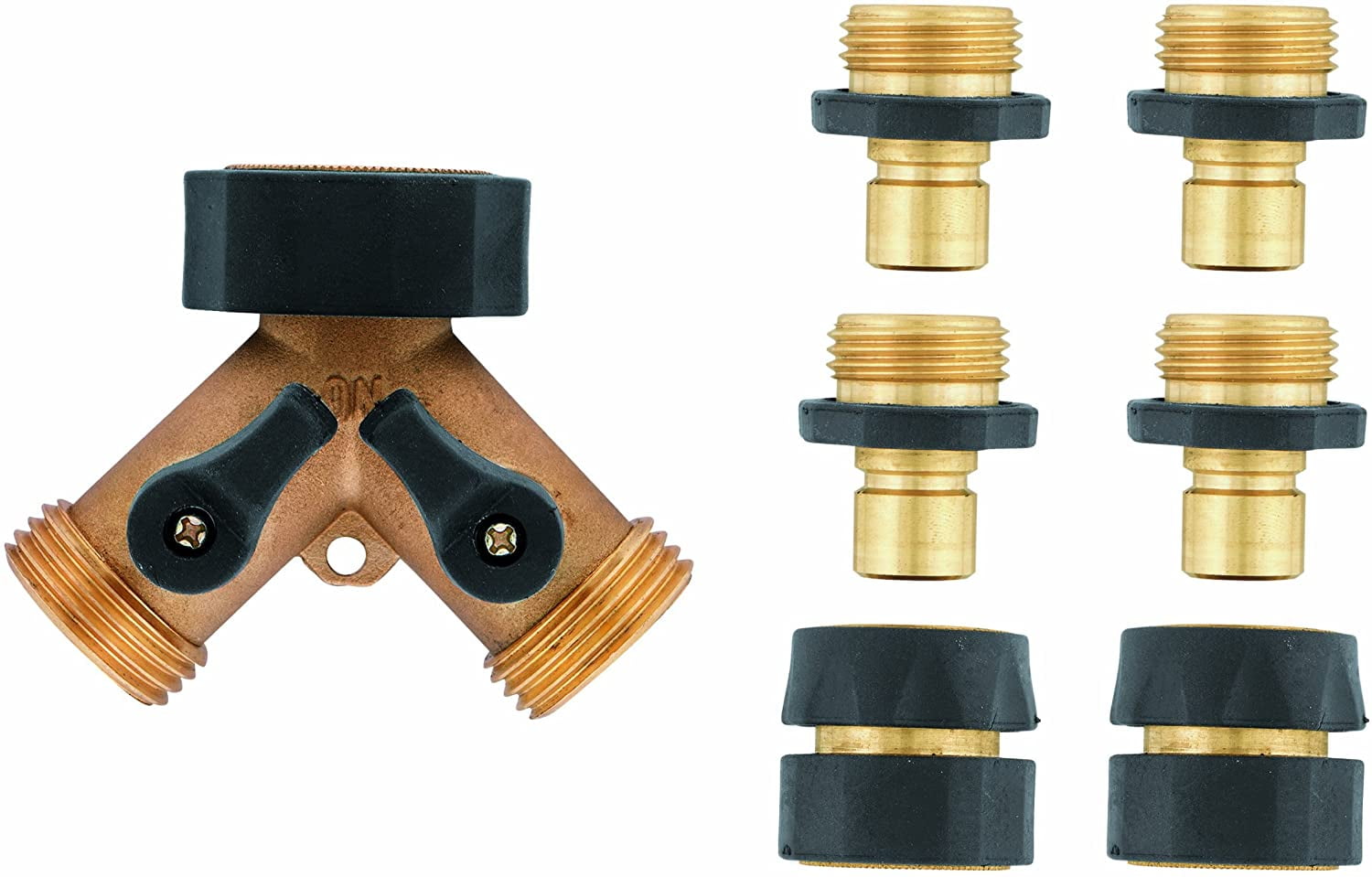 Orbit 3 Pack (21 Total Pieces) 7-Piece Quick Connect Set - Easy On/Off for Hose and Faucet