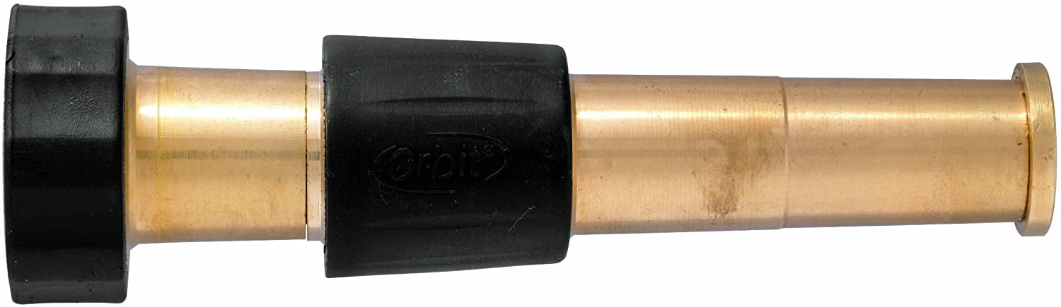 Orbit 3 Pack Adjustable 5 Inch Brass Water Hose Spraying Nozzle