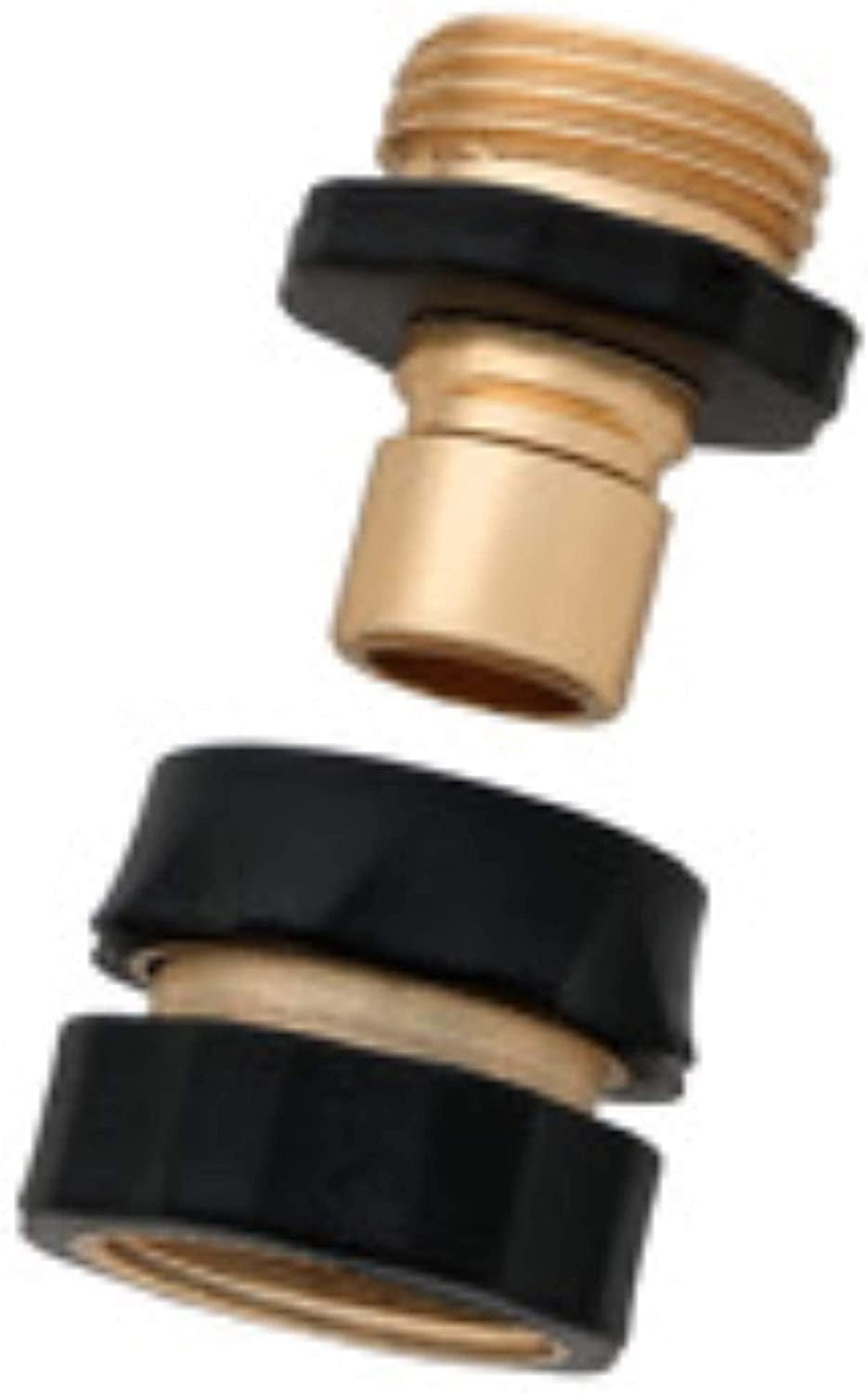 Orbit 3 Pack Female Brass Faucet and Hose Quick Connect with Shut-Off