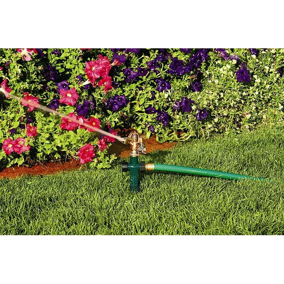 Orbit 3 Pack Heavy Duty Lawn Impact Sprinkler Head with Step Base