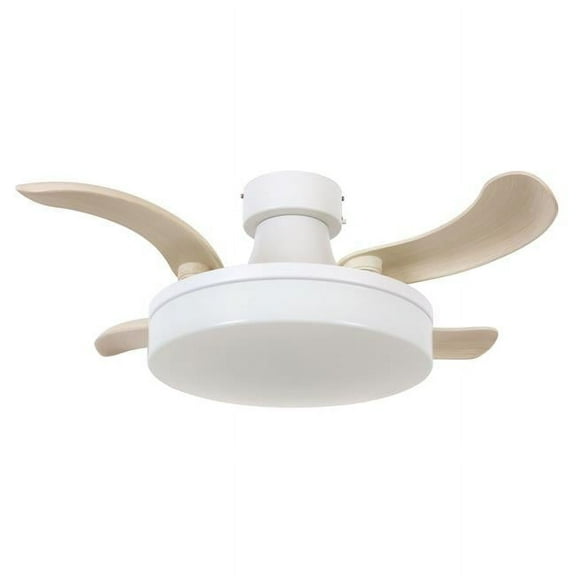 Orbit 36-inch Matte White Ceiling Fan with Light