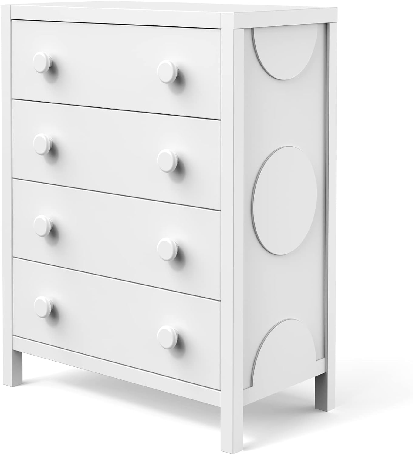 Orbit 4 Drawer Dresser For Nursery Or Bedroom, Plenty Of Storage, Anti