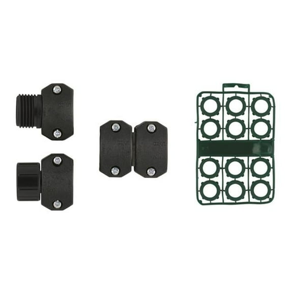Orbit  5/8-3/4 in. Plastic  Threaded  Hose Mender Kit