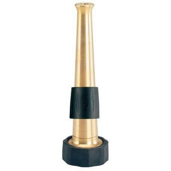 Orbit 5-Inch Brass Sweeper Hose Nozzle - On/Off Spray, Heavy Duty Adjustable - 1 Piece