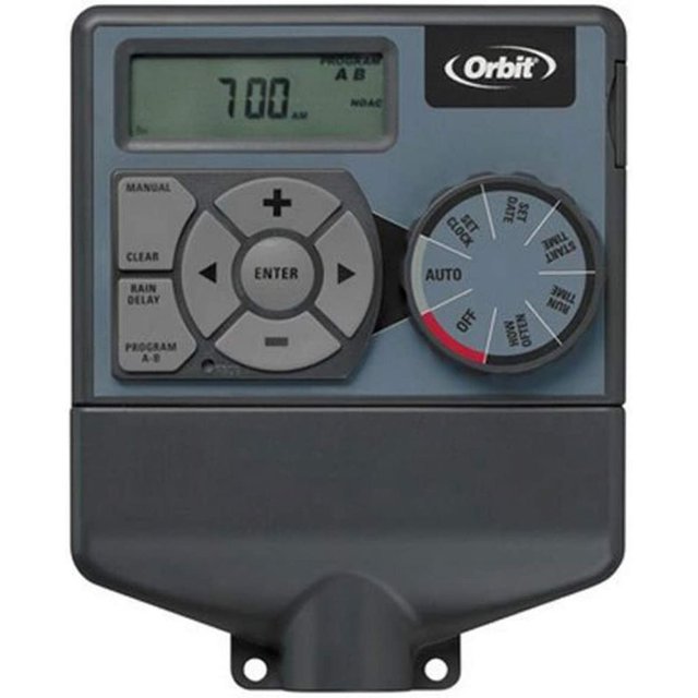 Orbit 57876 Indoor Dual 6Station Timer for Sprinkler Control for Outdoor Underground Sprinkler