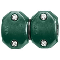 Orbit 7004063 0.5 in. Plastic Non-Threaded Double Female Hose Mender, Green