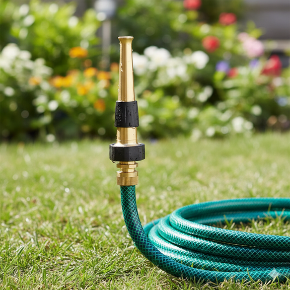 Orbit Jet Stream Brass Sweeper Nozzle 7015322 - Adjustable Flow - Multicolor