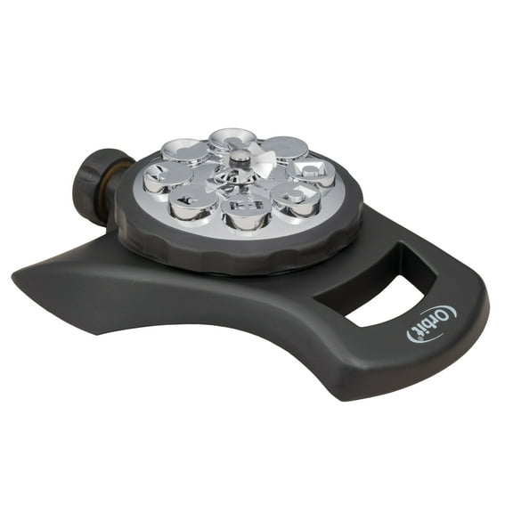 Orbit 8 Pattern Adjustable Lawn Watering Sprinkler with Aluminum Base - 58256N
