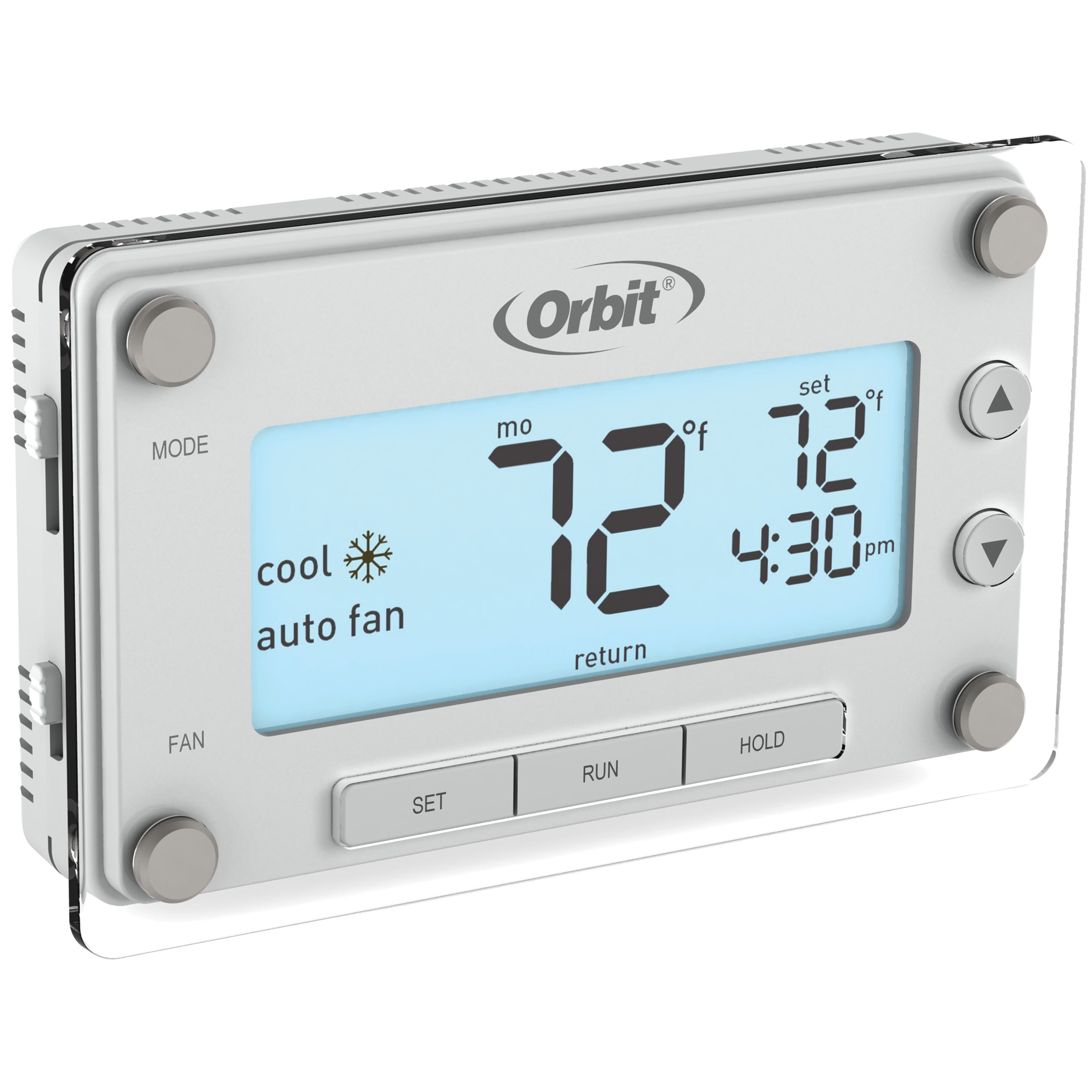 Orbit Clear Comfort Programmable Thermostat with Large Display