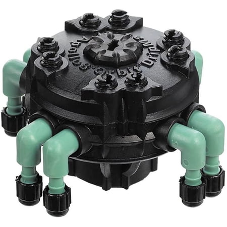 Orbit Adjustable Flow 8-Port Drip Manifold for 1/4" Micro Irrigation Tube, 67000