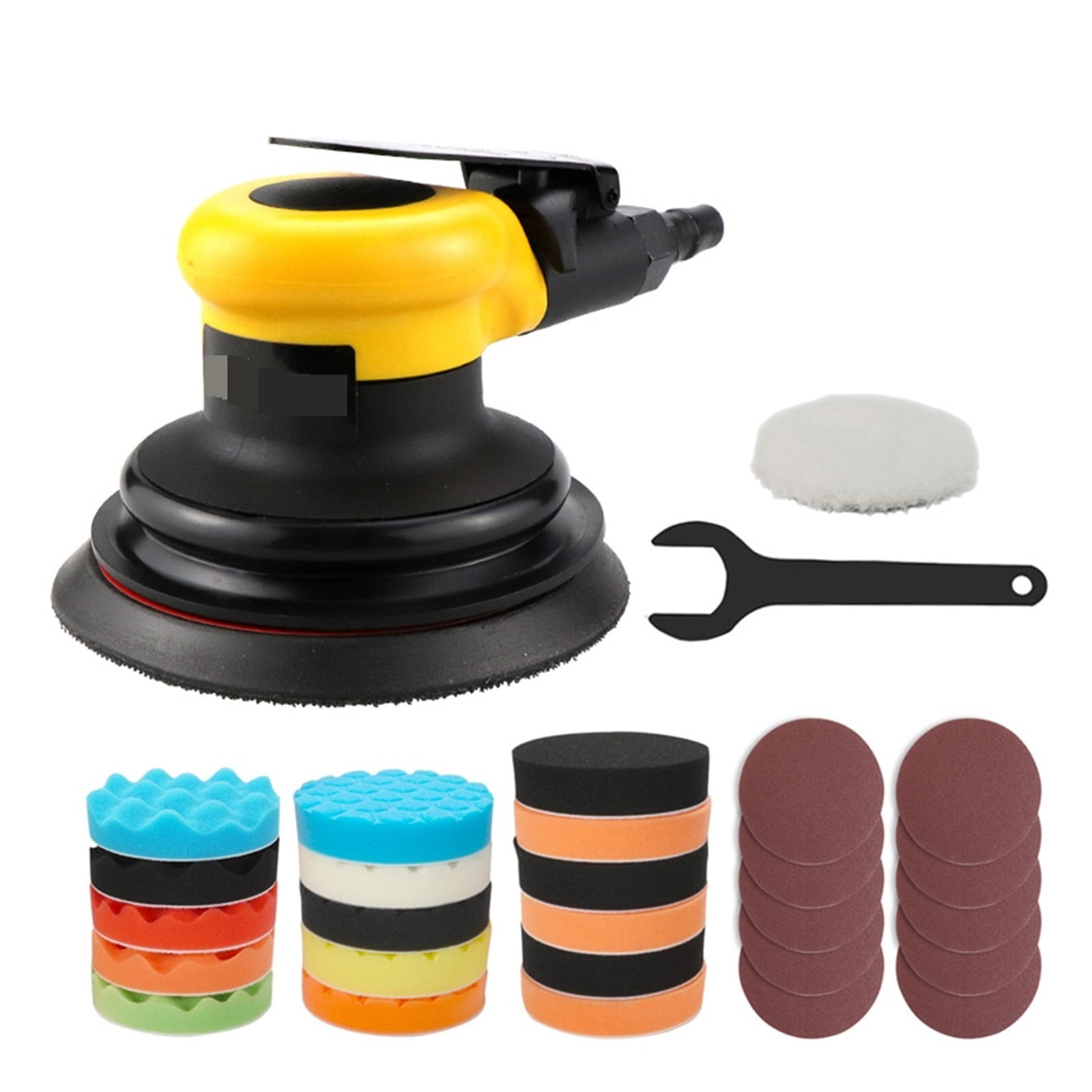 Orbit Air Sander Mini Pneumatic Grinder Machine 125mm Hand Sander 5inch Grinding Wheels For Home Car Assessoires Tool ,Low Vibration