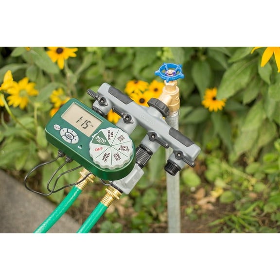 Programmable Yard Watering Kit w/2 Valves and Manifold
