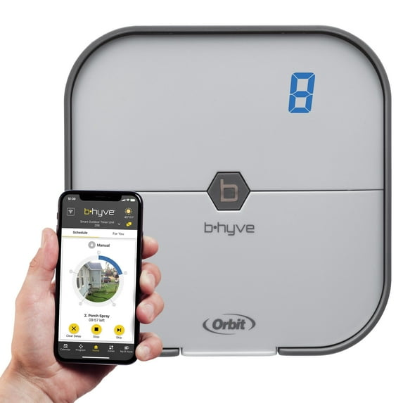 Orbit B-Hyve Indoor 8-Zone Smart Sprinkler Timer with Automatic ...
