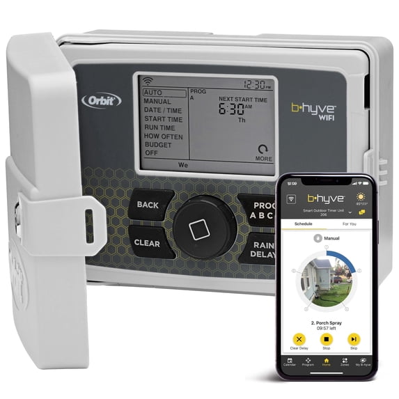 Orbit B-hyve 6-Station SMART Indoor/Outdoor Irrigation Sprinkler Controller