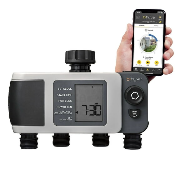 Orbit B-hyve XD 4-Zone Sprinkler Timer, Bluetooth