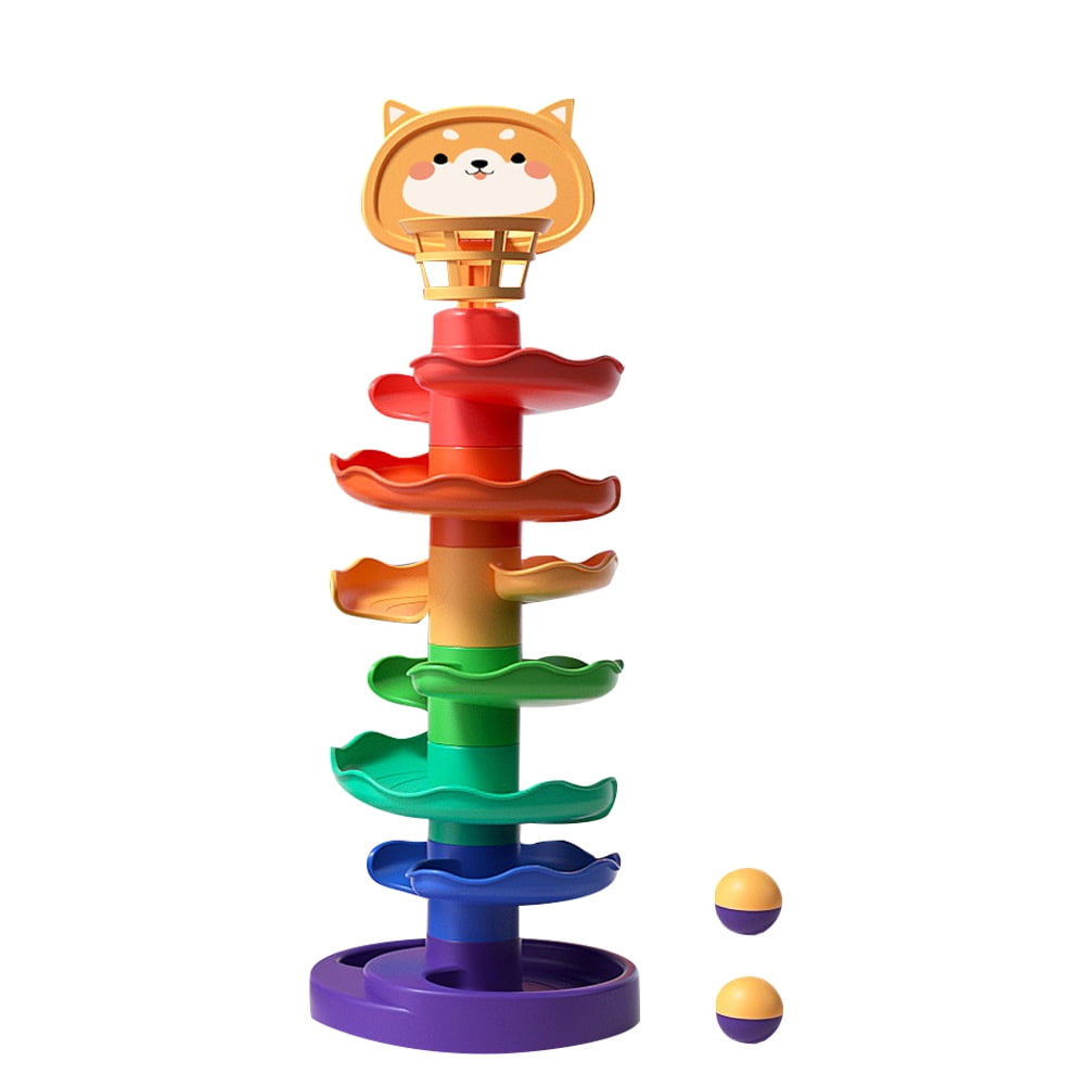 Orbit Ball Plastic Kids Toys Multi-layer Swirling Tower Desktop ...