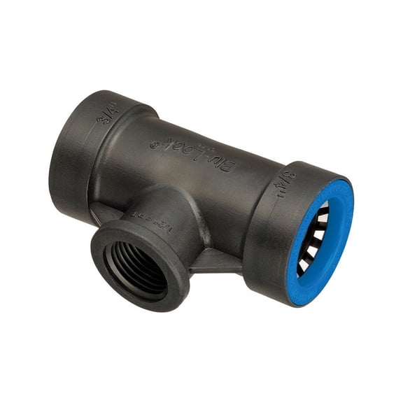 Bl-Lck 3/4 X 1/2"fpt Tee