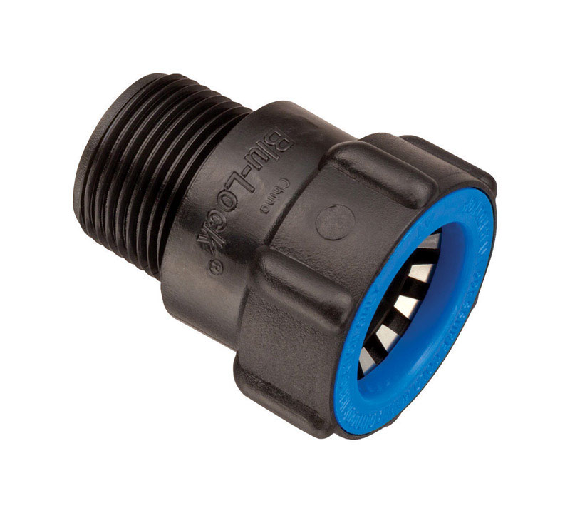 Orbit 31545H – 2 Raccordi A Sella Blu-Lock Da 1 Pollice Con Adattatore Barb – Per Irrigazione A Goccia E Tubi In Polietilene