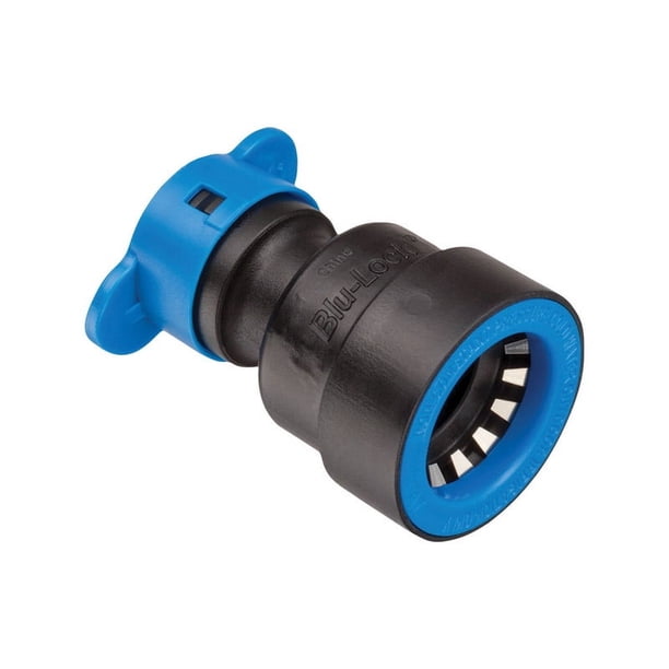 Orbit 31545H – 2 Raccordi Blu-Lock Da 1 Pollice Con Adattatore Barb – Per Tubi Irrigazione Polietilene - 2