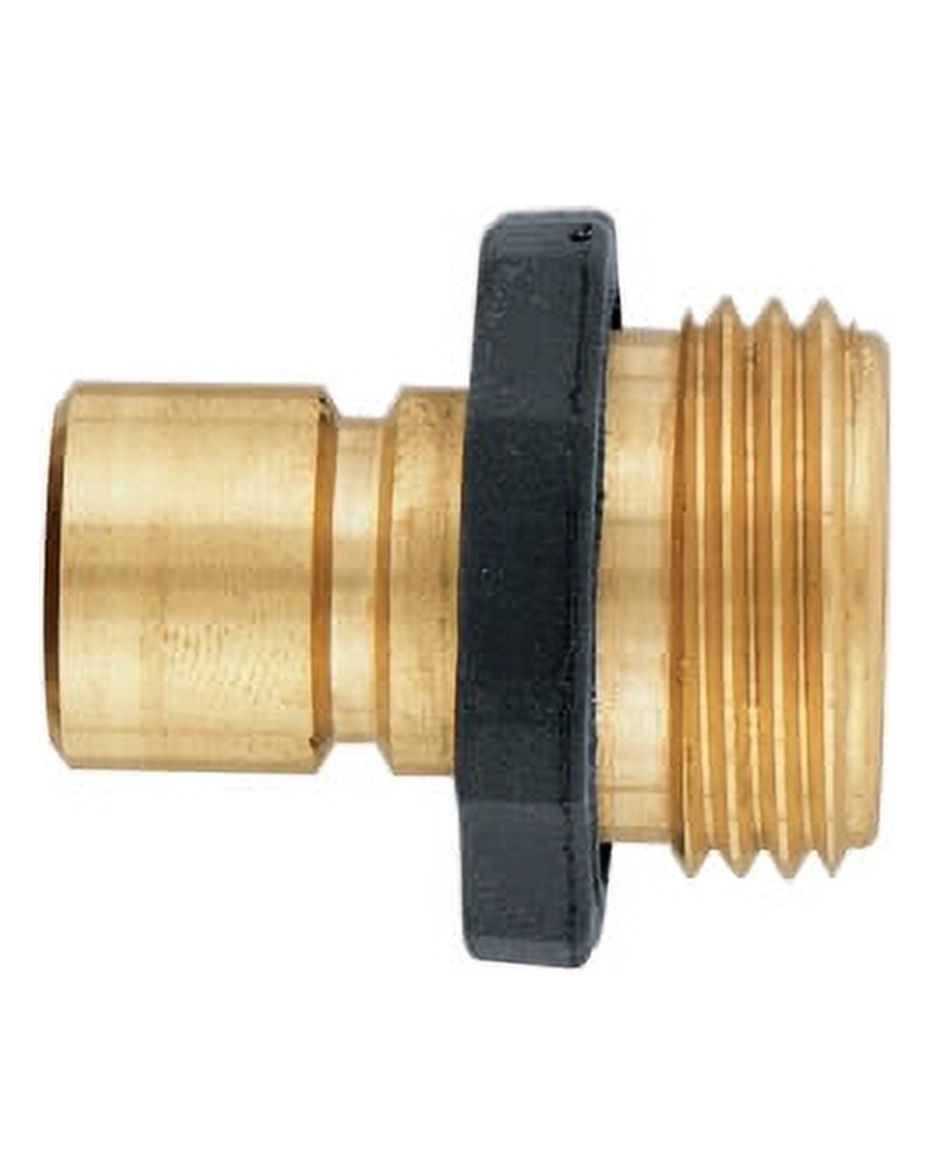 Orbit Brass Male Garden Hose Quick Connect Fitting for fast disconnect - 58119N - image 1 of 1