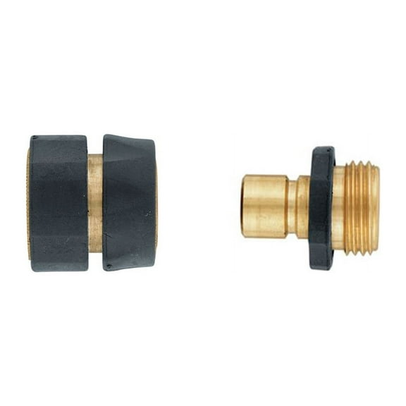 Orbit Brass Quick Connect Bundle with 2 Male and 2 Female Quick Connects