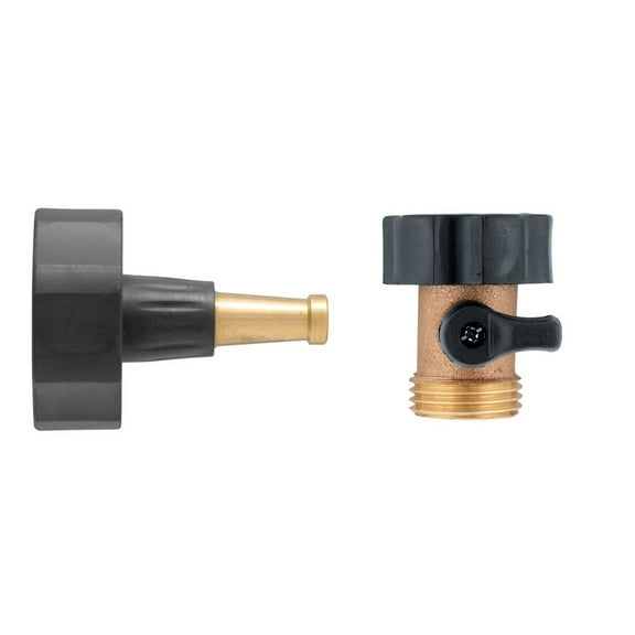 Orbit Brass Sweeper Nozzle and Brass Shut-off Coupling Bundle