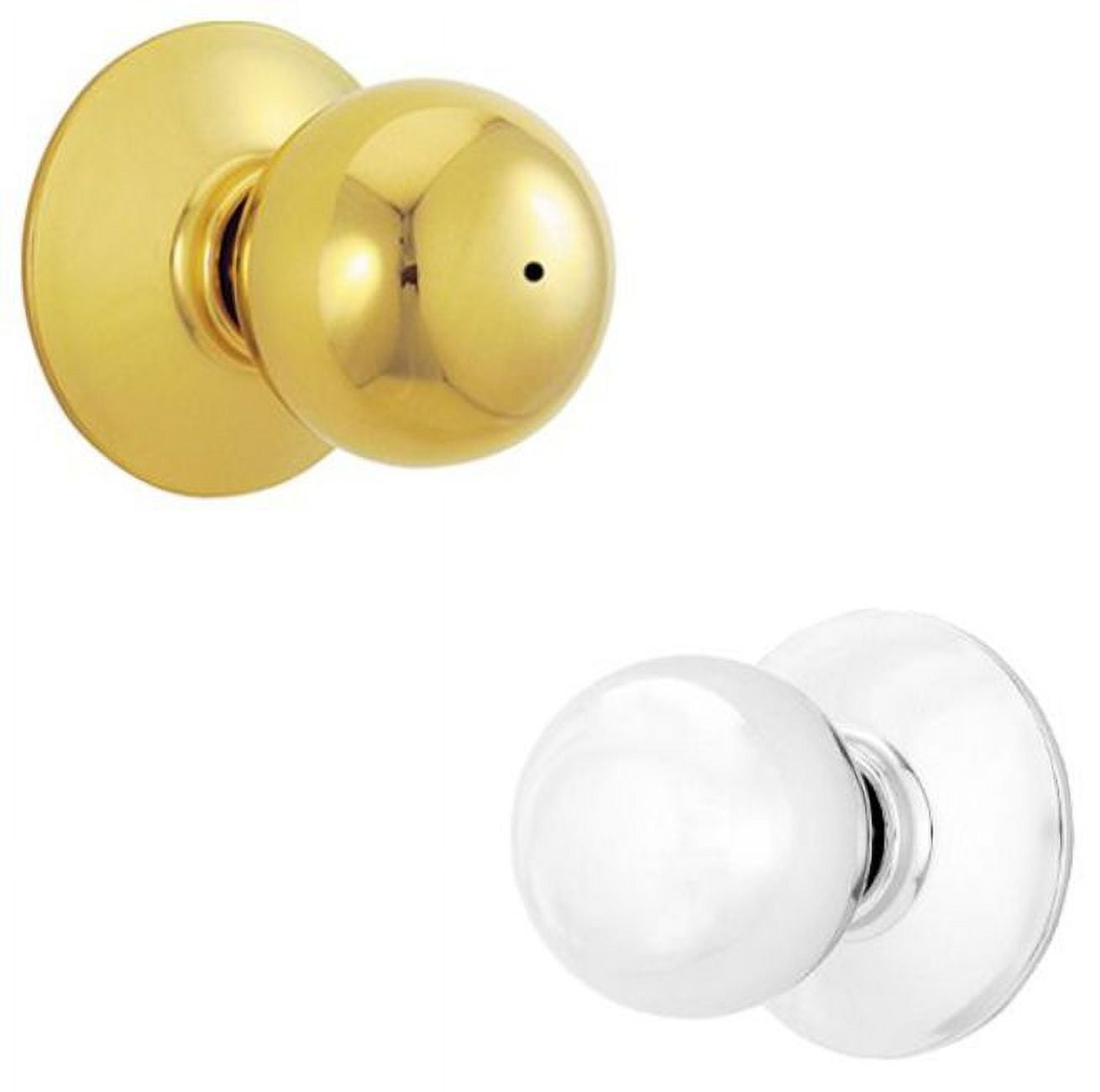 Orbit Bright Brass/Bright Chrome Bed and Bath Knob - Walmart.com