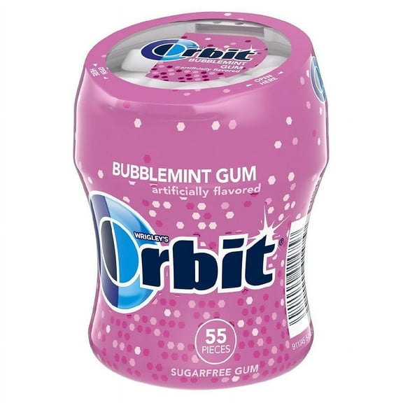 Orbit Bubblemint Sugar Free Chewing Gum Bubblemint55.0eaPack of 2
