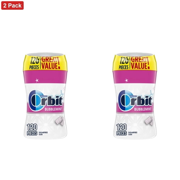 Orbit Bubblemint Sugar Free Gum - 120ct