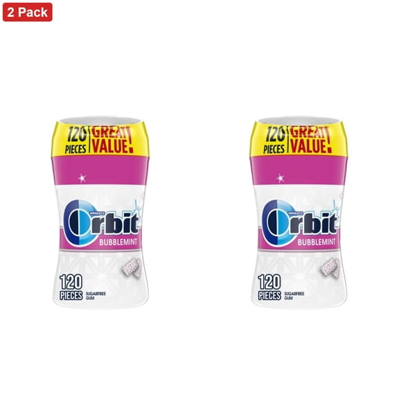 Orbit Bubblemint Sugar Free Gum - 120ct