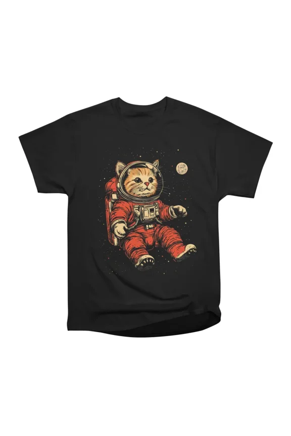 Orbit Cat T-Shirt Tee Gift For Him Merch For Her Apparel For Friend