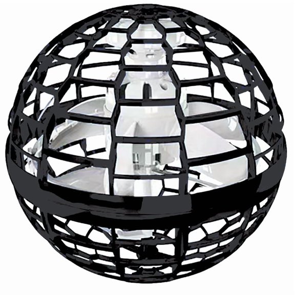 Orbit Catch Glowing Drone Toy - Black