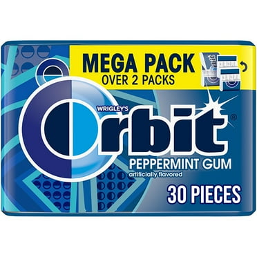 Orbit Gum Peppermint Sugar Free Chewing Gum - 30 Piece