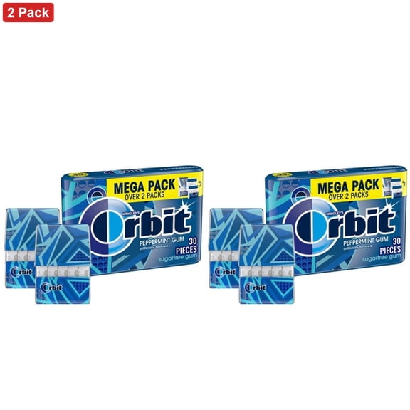 Orbit Gum Sugar-Free Peppermint Chewing Gum - 30ct