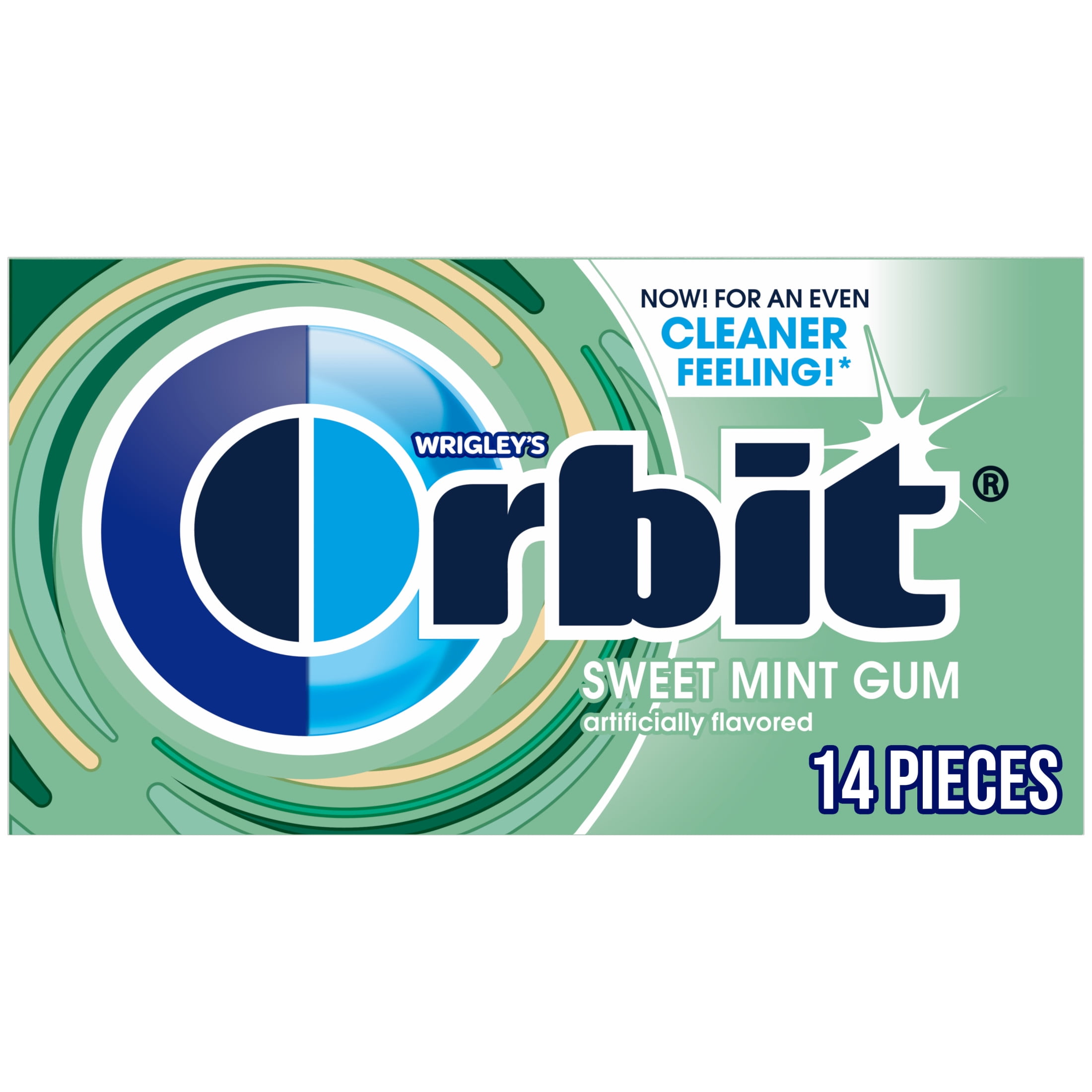 Orbit Gum Sweet Mint Sugar Free Chewing Gum, Pack - 14 Piece (Pack of 8)