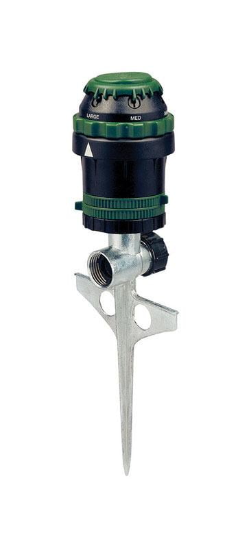 Orbit H20 65 ft Gear Driven Lawn Sprinkler, 6 Spray Patterns