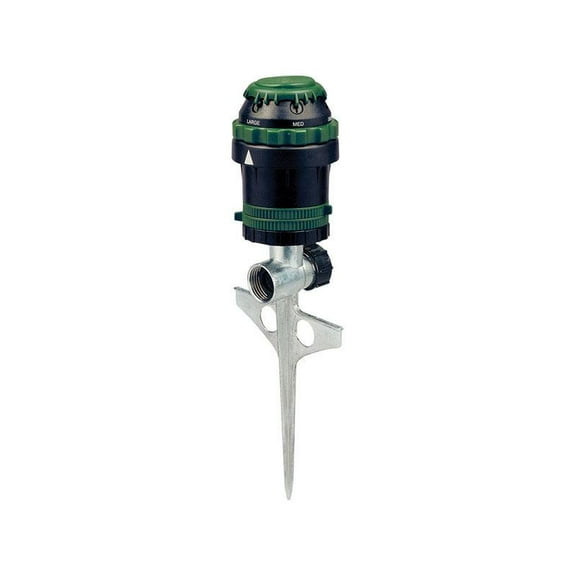 Orbit H20 65 ft Gear Driven Lawn Sprinkler, 6 Spray Patterns