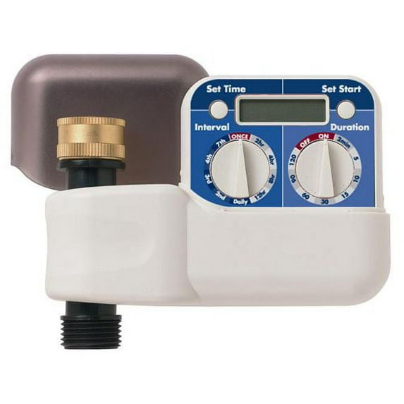Orbit HT7 2-Dial Digital Hose Faucet Watering Timer, Automatic Water Controller