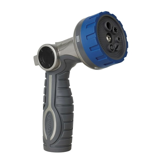 Orbit Heavy-Duty 6-Pattern Metal Thumb Control Hose Watering Nozzle