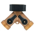 thumbnail image 1 of Orbit Heavy Duty Garden Hose Y Splitter, Faucet Watering Shut Off Valves, 58248N, 1 of 2