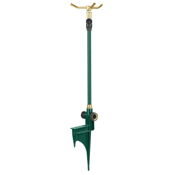 Orbit 3-Arm Rotating L awn Sprinkler on  Adjustable Step Spike