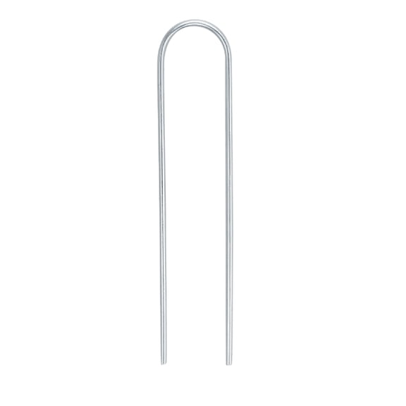 Orbit Irrigation Drip Tubing Galvanized Loop Garden Stake in Silver