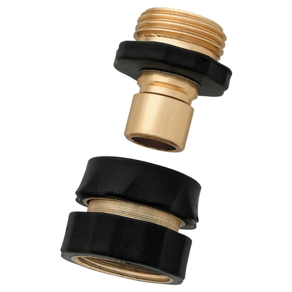 Orbit Irrigation Products 117528596 58285N Brass Quick Connect Set with Shut-Off