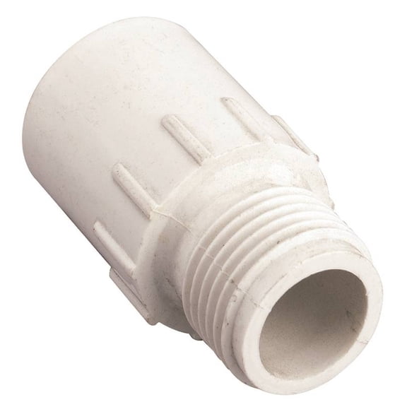Orbit 53362 Hose to Pipe Adapter, 1/2 in Slip Joint x 3/4 in MHT, PVC